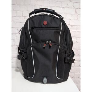 Wenger 9550-44-Pro II 15" Computer Backpack Swiss Laptop New Black gray